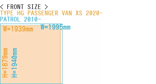 #TYPE HG PASSENGER VAN XS 2020- + PATROL 2010-
